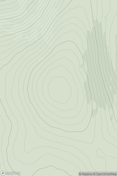 Thumbnail image for Black Hill [Wicklow Hills N] showing contour plot for surrounding peak